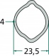 Detail vrobku: Profilov trubka 01/3m