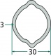 Detail vrobku: Profilov trubka 02/3m
