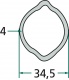 Detail vrobku: Profilov trubka 03/3m