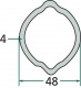 Detail vrobku: Profilov trubka 06/3m
